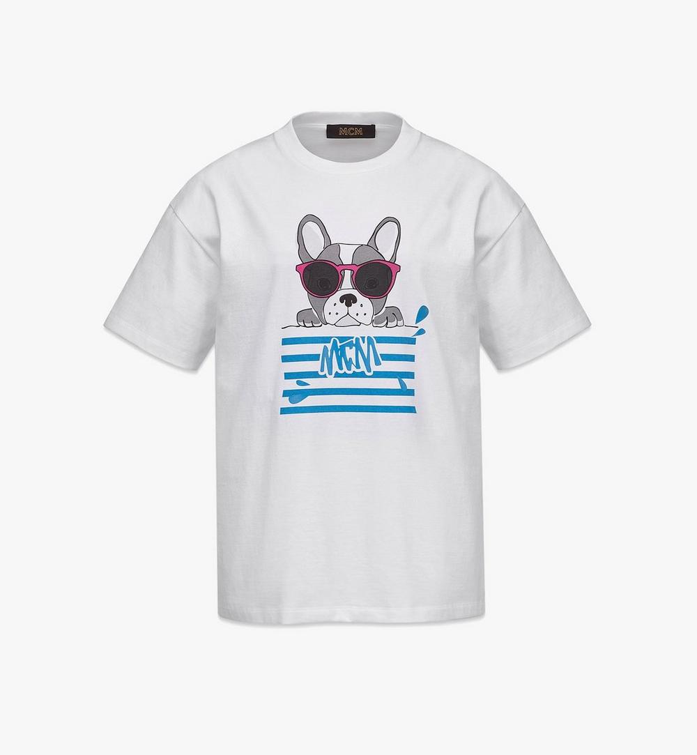 T-shirt MCM Sommer à imprimé M Pup en coton biologique pour femme 1